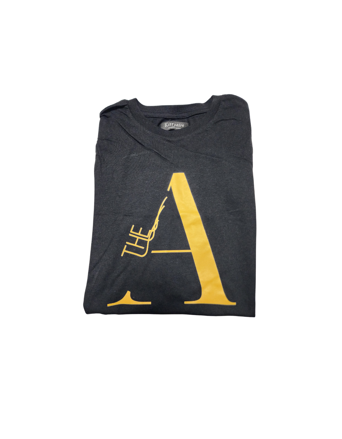 Black female short sleeve shirt. The A(tlanta)